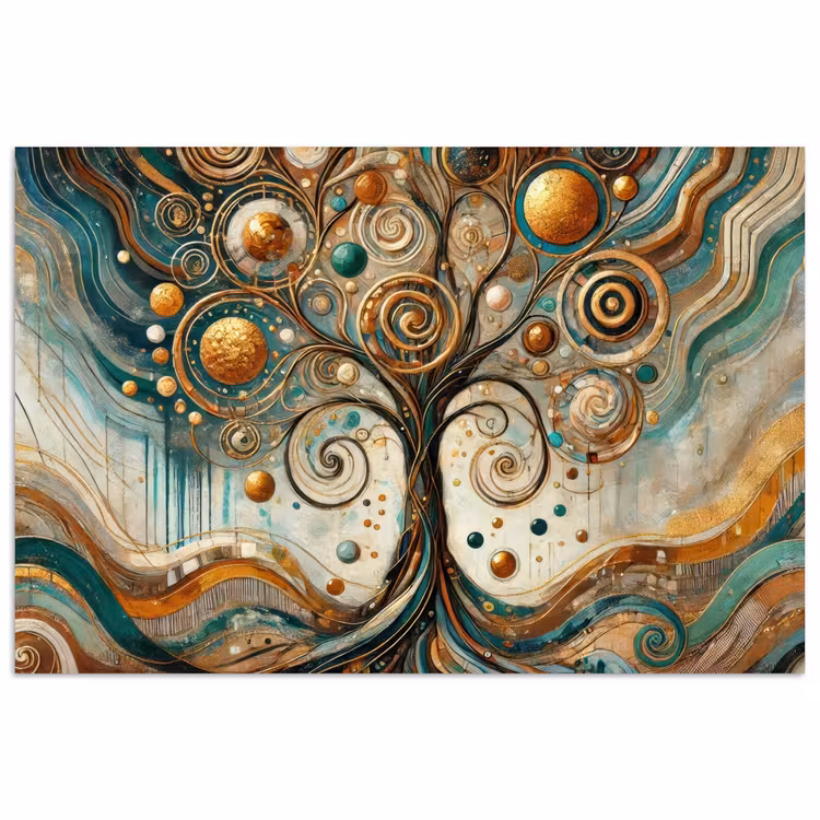 poster - Levensboom - Boom - Abstract - Modern — 1