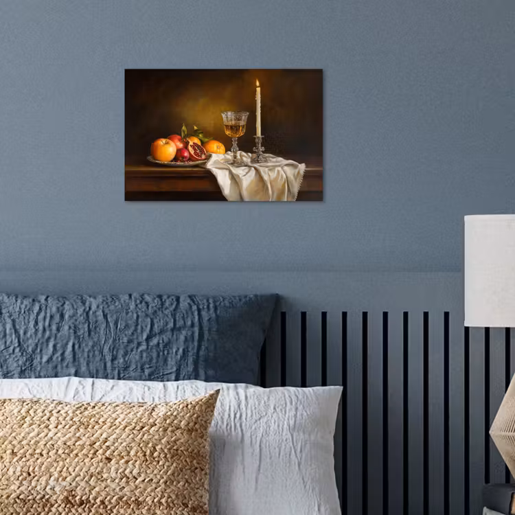 poster - Fruit -  Stilleven - Wijn - Kaars — 3