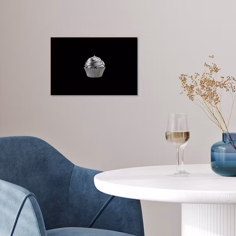 poster - Cupcake - Luxueus - Zilver — 4