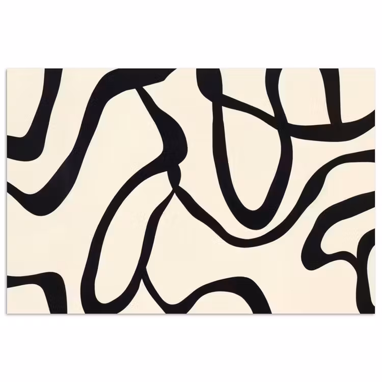 poster - Abstract - Lijnen - Modern - Beige — 1