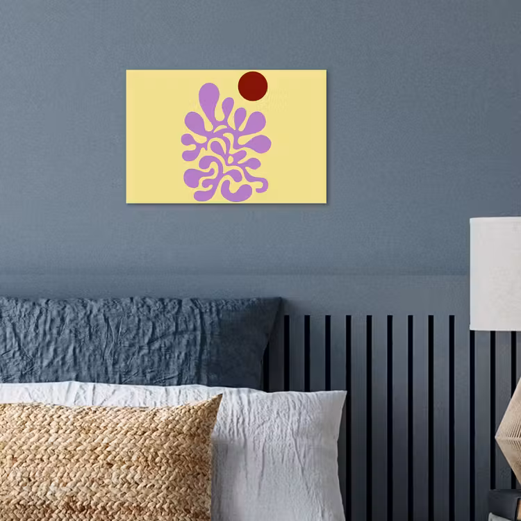 poster - Koraal - Cirkel - Abstract - Geel — 3