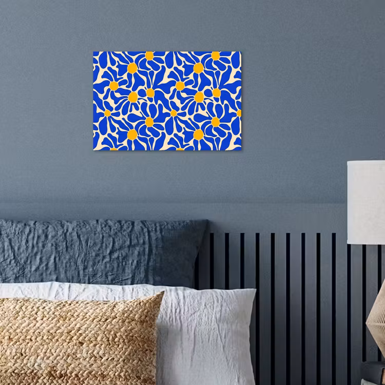 poster - Abstract - Bloem - Blauw — 3