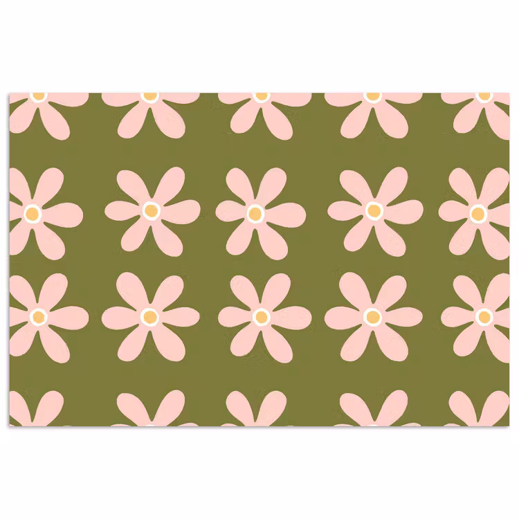 poster - Bloem - Modern - Groen — 1