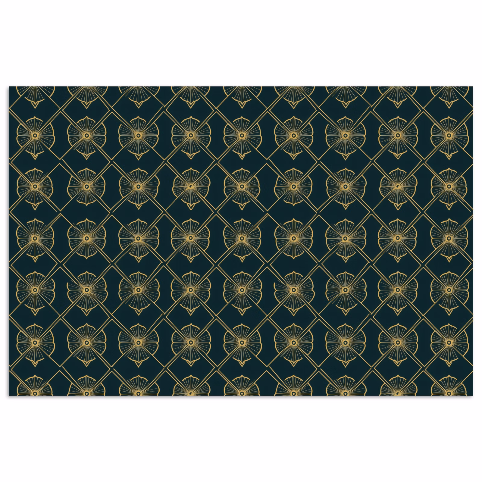 poster - Geometrisch - Elegant - Groen — 1