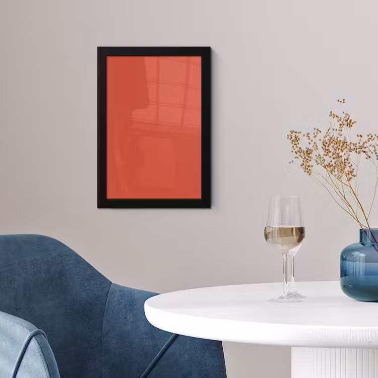 Poster met lijst - Brick - Red - Rood — 2