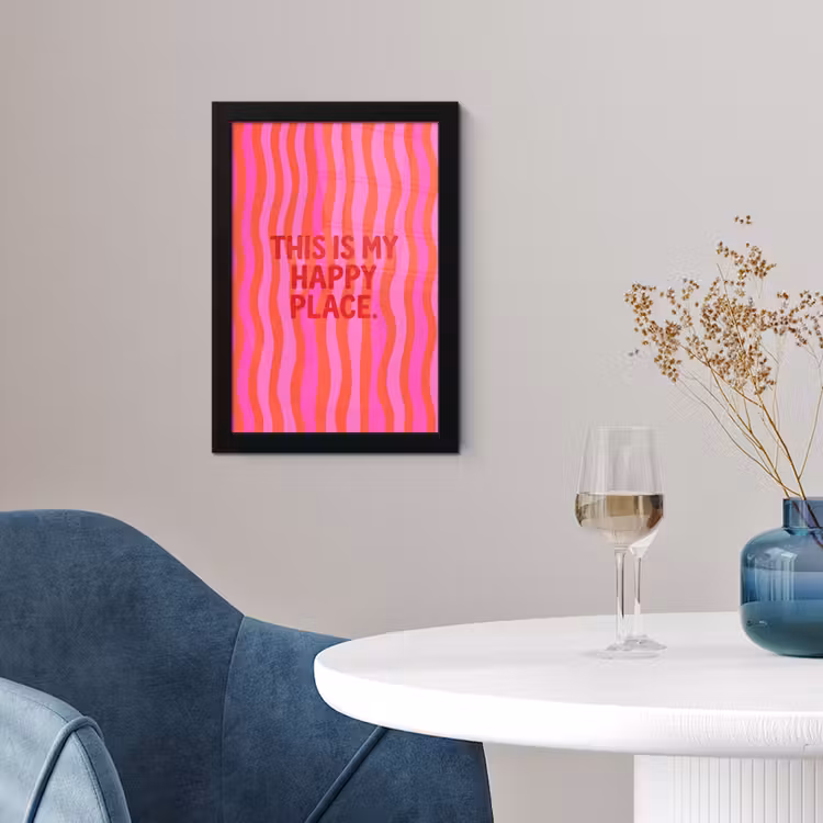 Poster met lijst - Tekst - Modern - Kleurrijk — 2