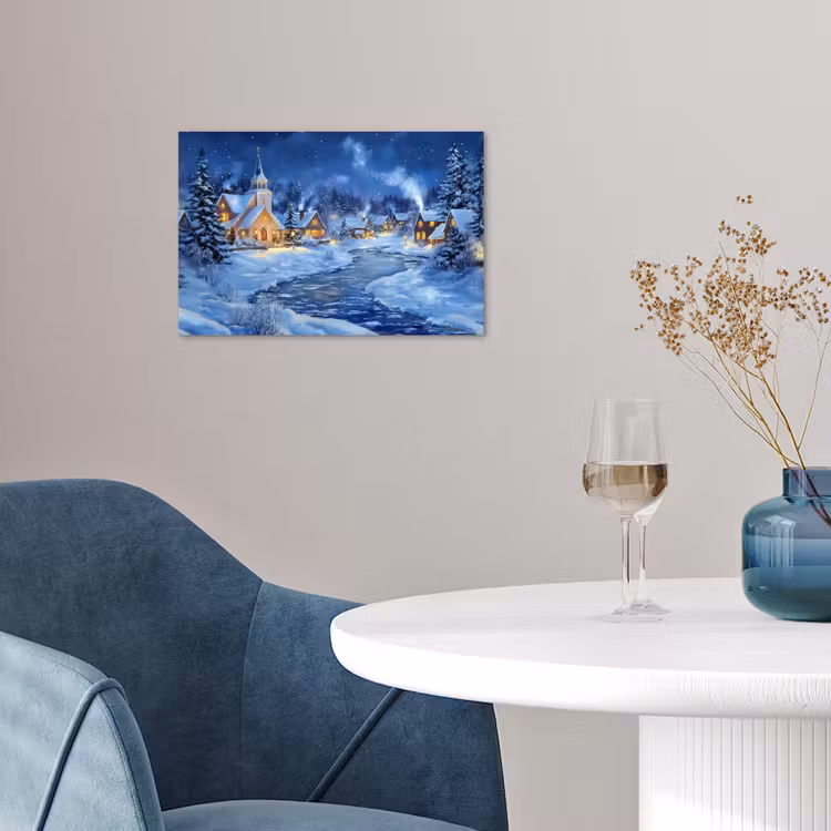 poster - Winteravond - Kerstdorp - Donker — 4