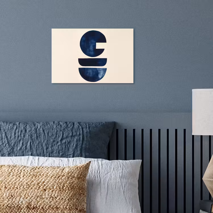 poster - Vormen - Blauw - Abstract — 3