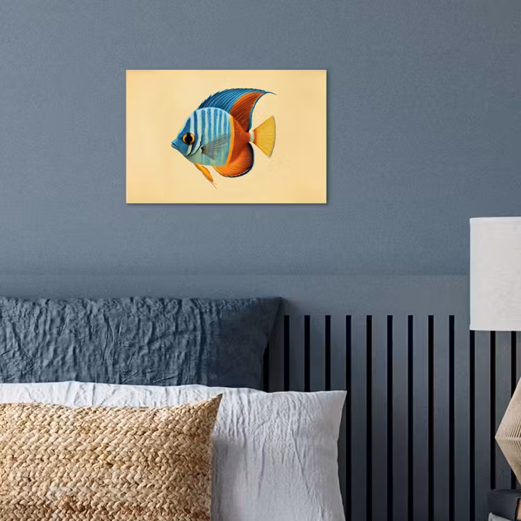 poster - Vis - Vinnen - Blauw - Ogen — 3