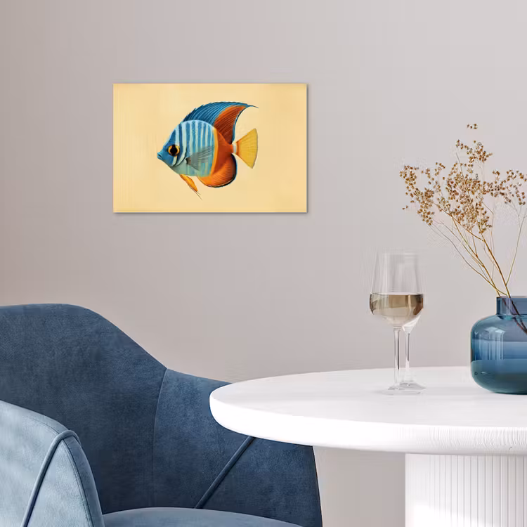 poster - Vis - Vinnen - Blauw - Ogen — 4