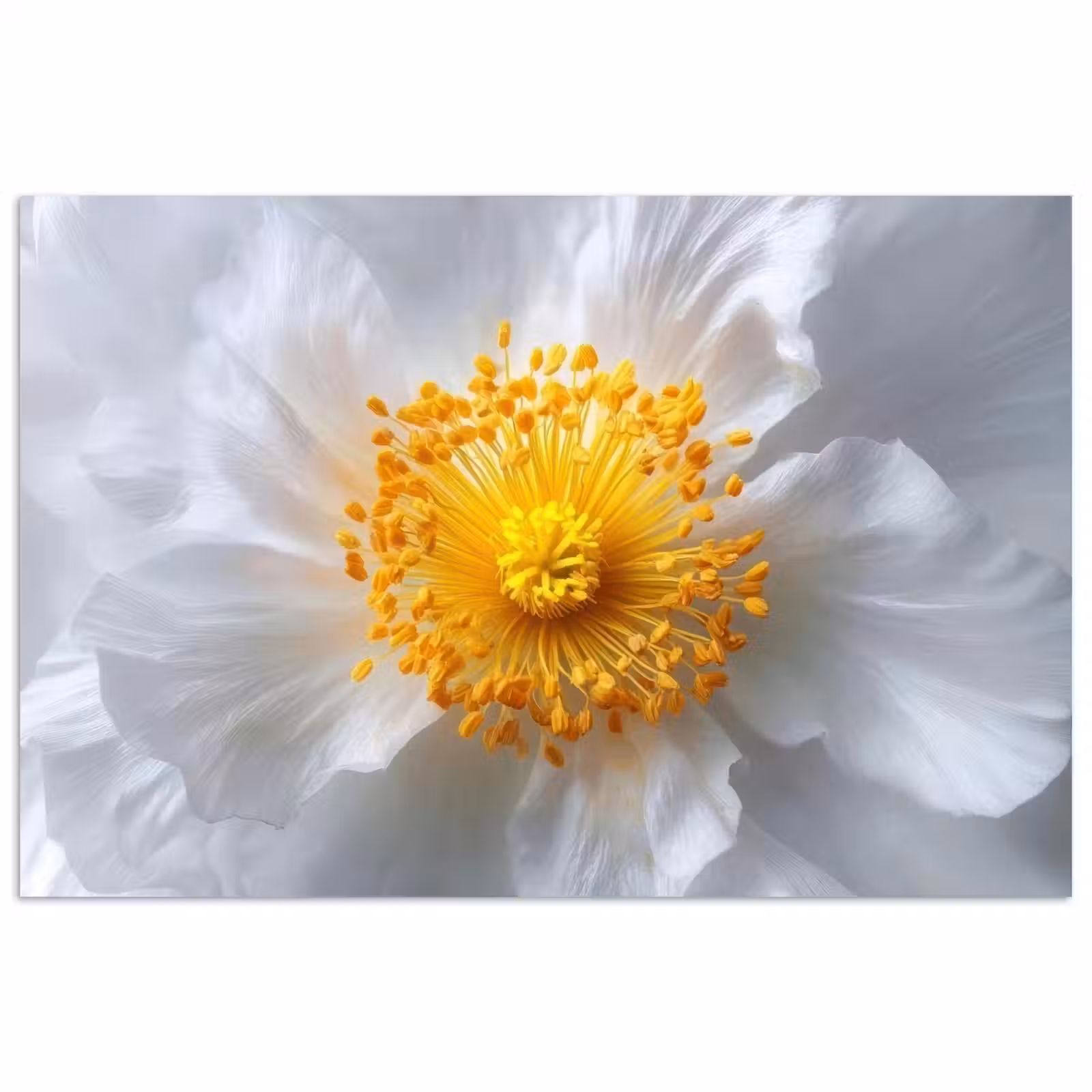 poster - Wit - Bloem - Elegant — 1