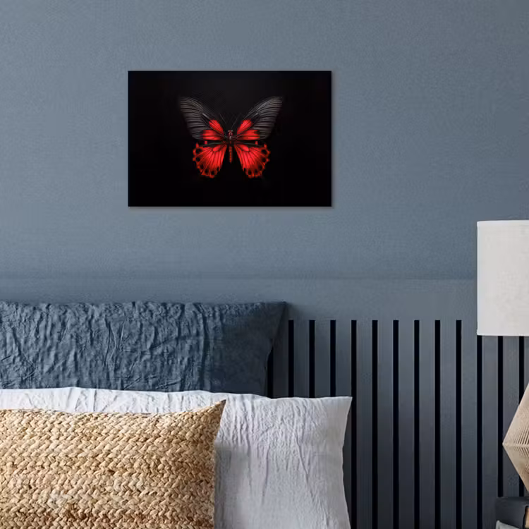 poster - Vlinder - Rood - Contrast — 3