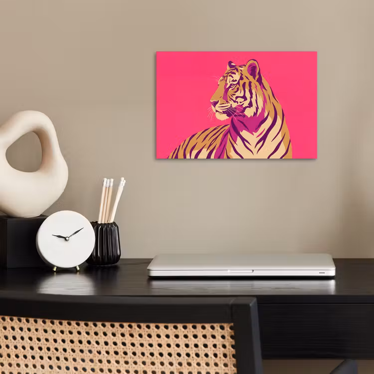 poster - Tijger - Modern - Neon — 2