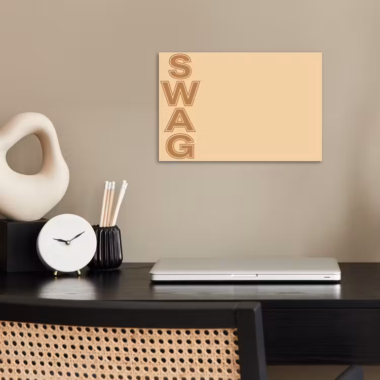 poster - Swag - Bruin - Beige — 2