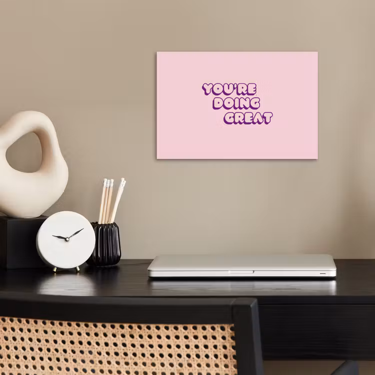 poster - You're doing great - Roze - Bubble letters — 2