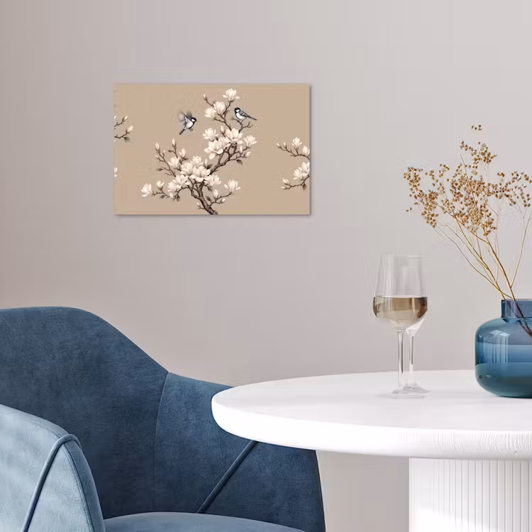 poster - Oosters - Vogels - Beige — 4