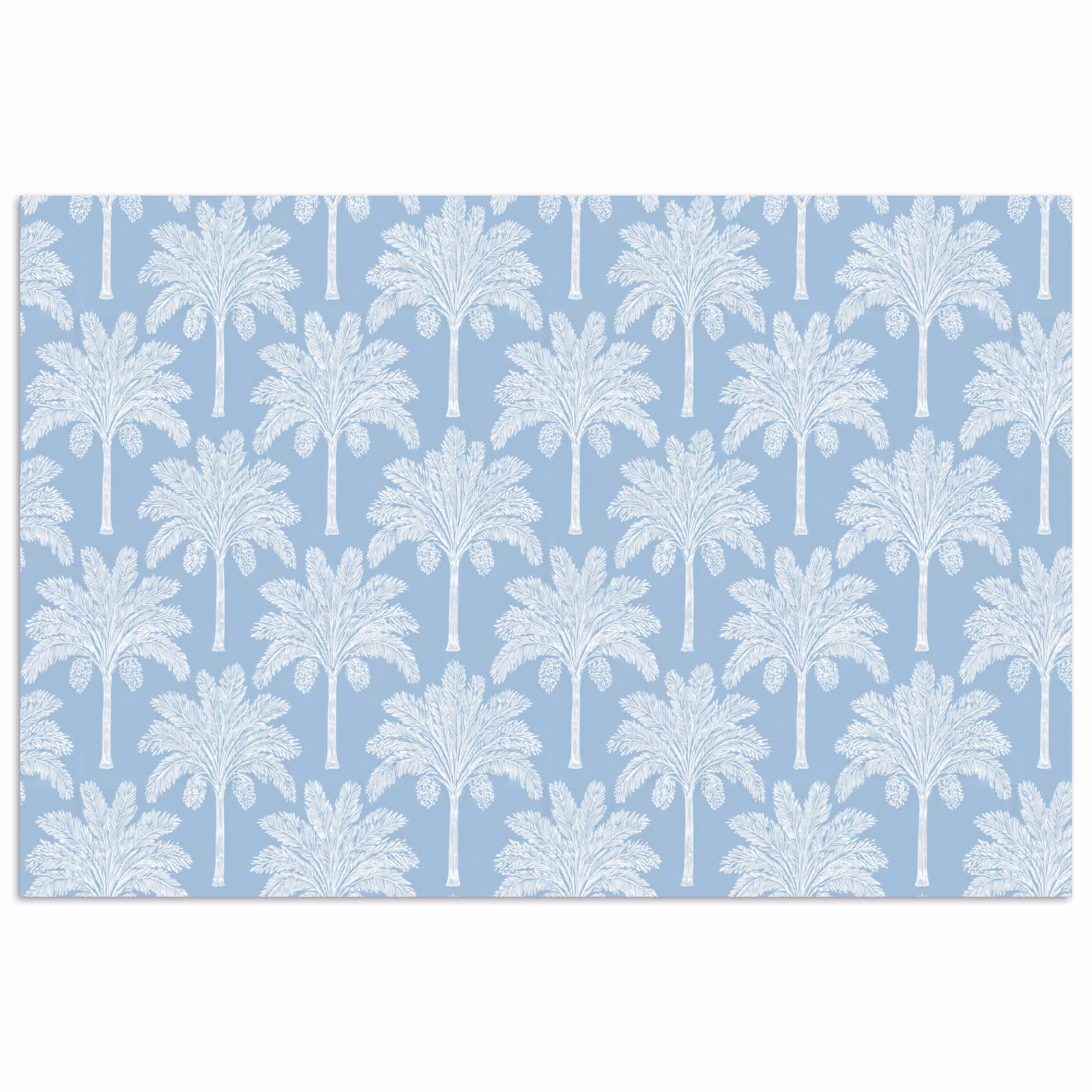 poster - Palmboom - Modern - Blauw — 1