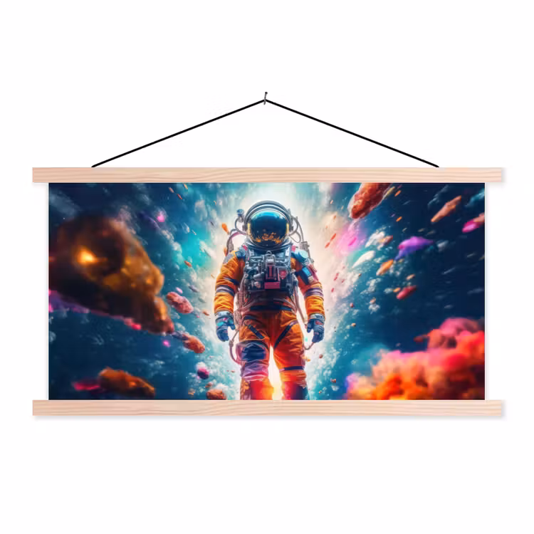 Schoolplaat - Astronaut - Neon - Meteoriet - Neon — 1