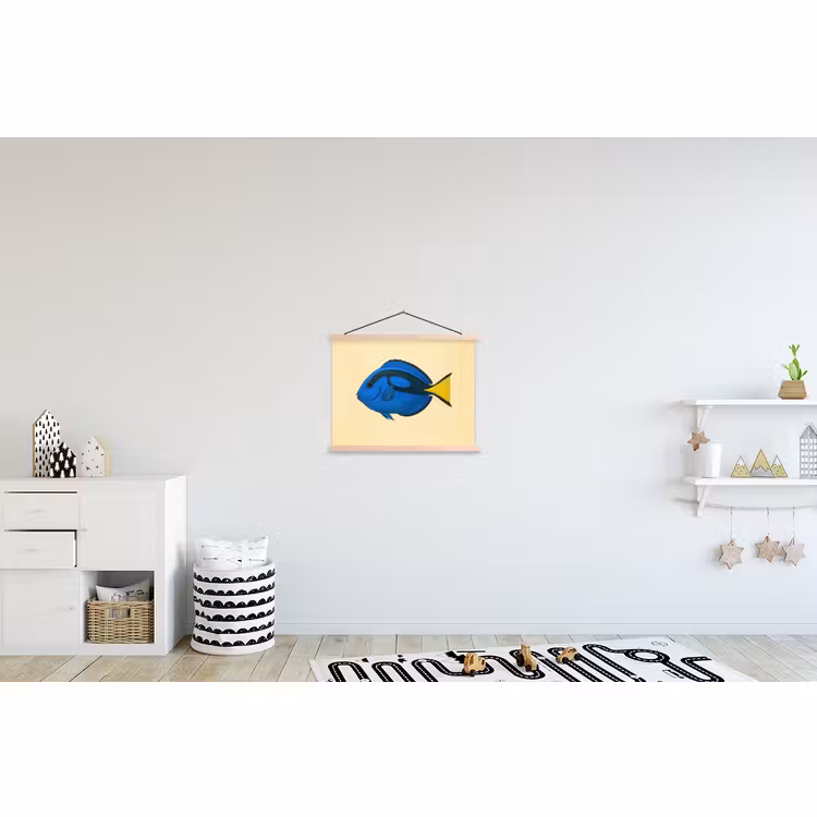 Schoolplaat - Blauw - Dory - Vis - Staartvin — 3