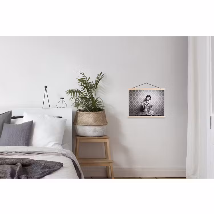 Schoolplaat - Chic - Vrouw - Zwart - Wit — 2