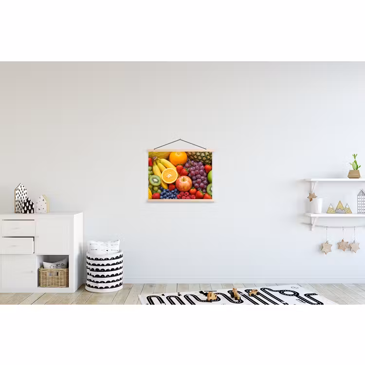 Schoolplaat - Eten - Fruit - Vers - Kleurrijk - Voeding — 3