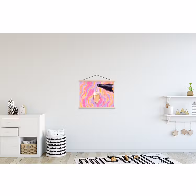 Schoolplaat - Drank - Inschenken - Feest - Abstract - Roze — 3