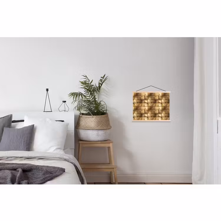 Schoolplaat - Geometrisch - Tegels - Goud — 2