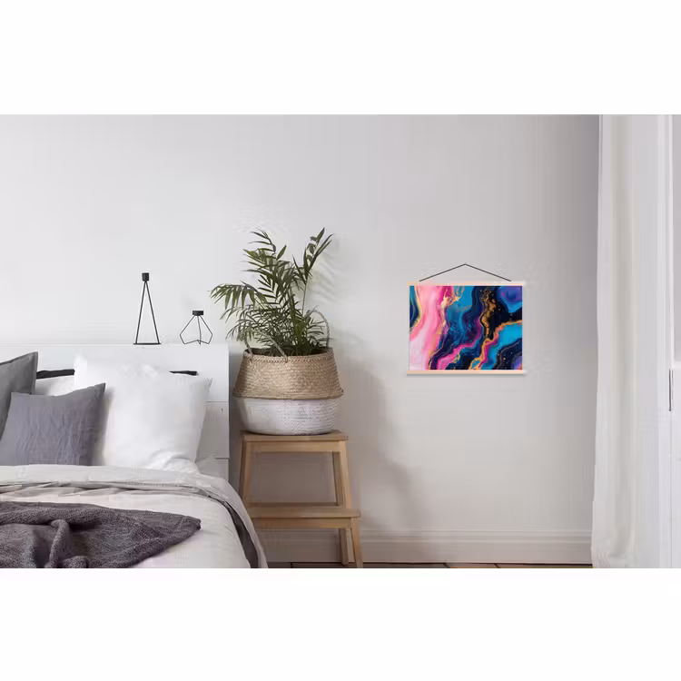 Schoolplaat - Marmer - Modern - Goud — 2