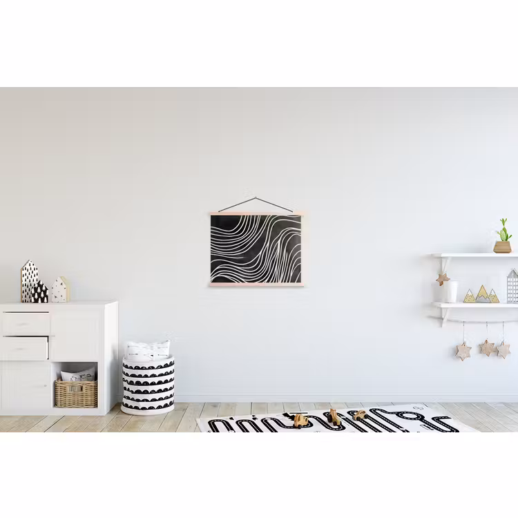 Schoolplaat - Lijnen - Patroon - Abstract - Wit — 3