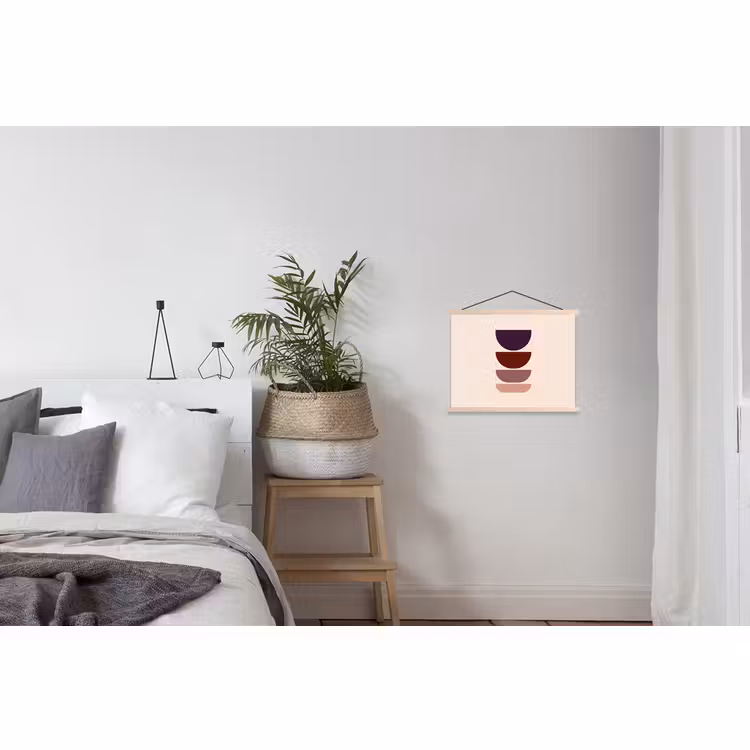 Schoolplaat - Harmonieus - Symmetrisch - Rood — 2