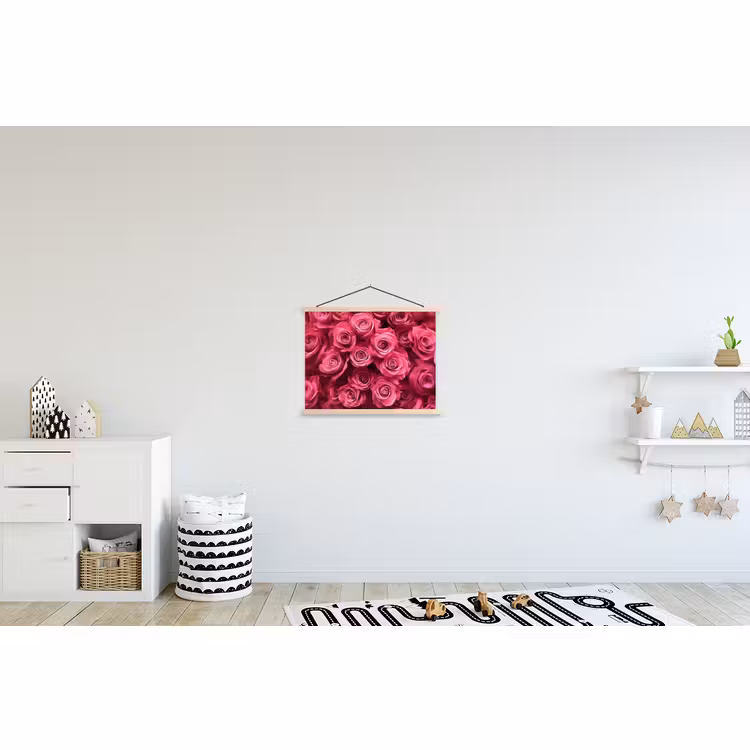 Schoolplaat - Rozen - Pink - Bloem — 3