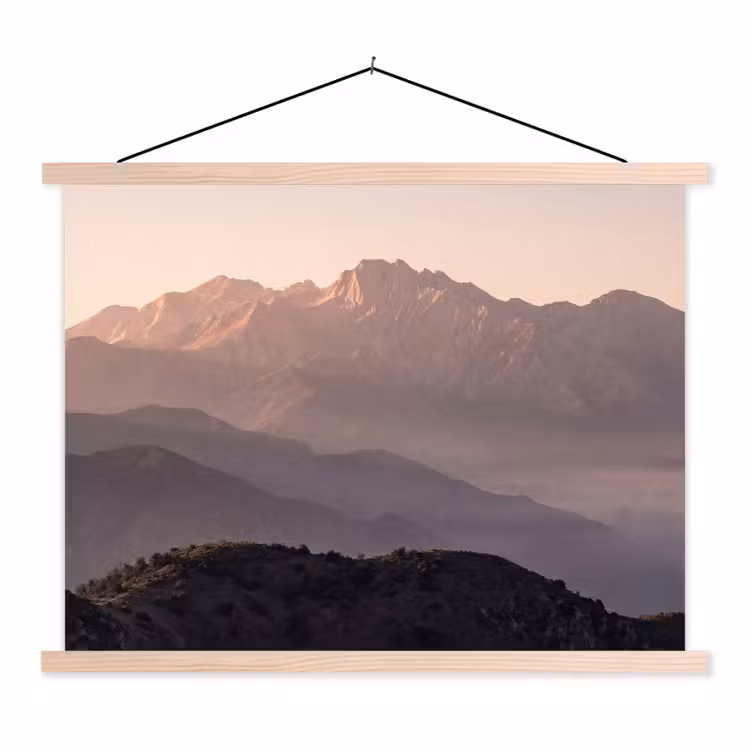 Schoolplaat - Panorama - Landschap - Bergen — 1