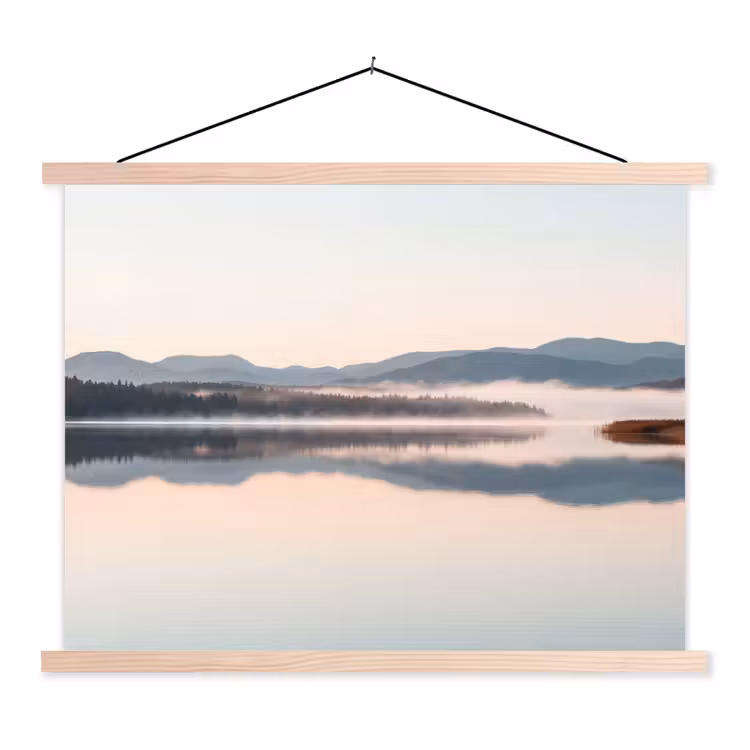 Schoolplaat - Water - Bomen - Mistlaag — 1