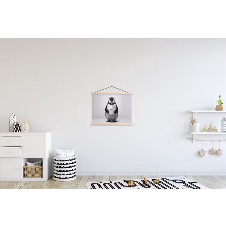 Schoolplaat - Pinguïn - WC rol - Wit — 3