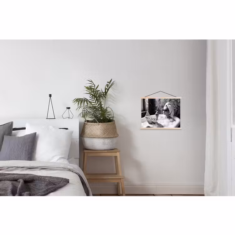 Schoolplaat - Relaxt - Bad - Zwart - Wit — 2