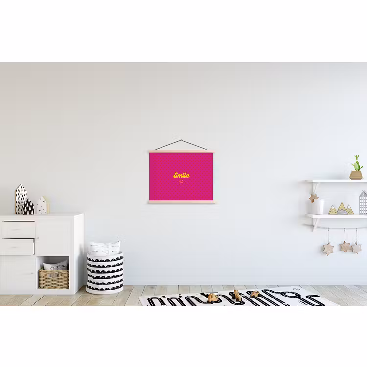 Schoolplaat - Smile - Stippen - Roze — 3