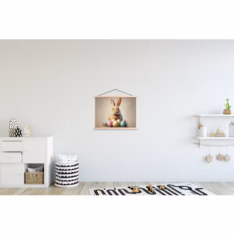 Schoolplaat - Paashaas - Pastel - Eieren — 3