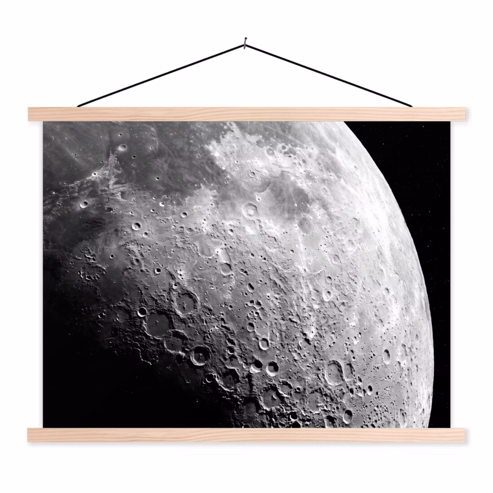 Schoolplaat - Maan - Kraters - Ruimte — 1