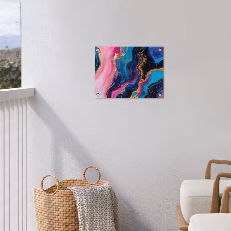 Tuinposter - Marmer - Modern - Goud — 3