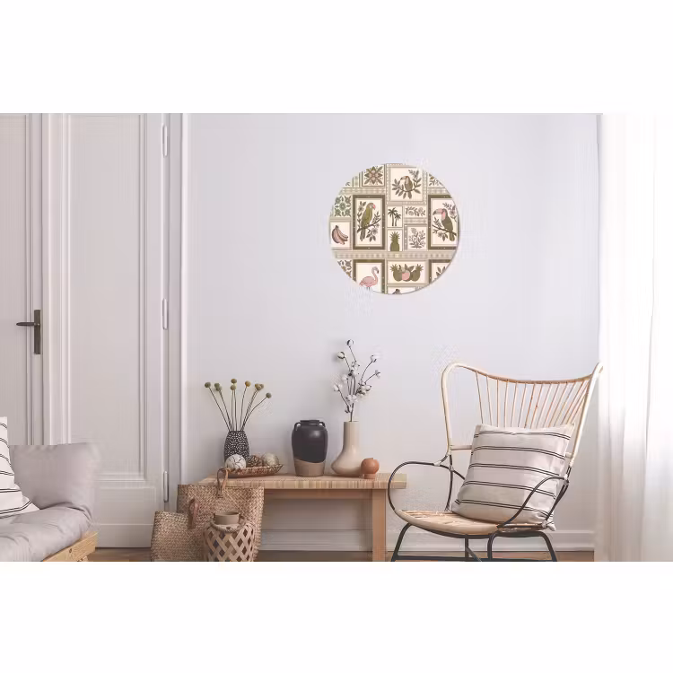 Vogel - Tropisch - Patroon - Decoratief - Groen — 2