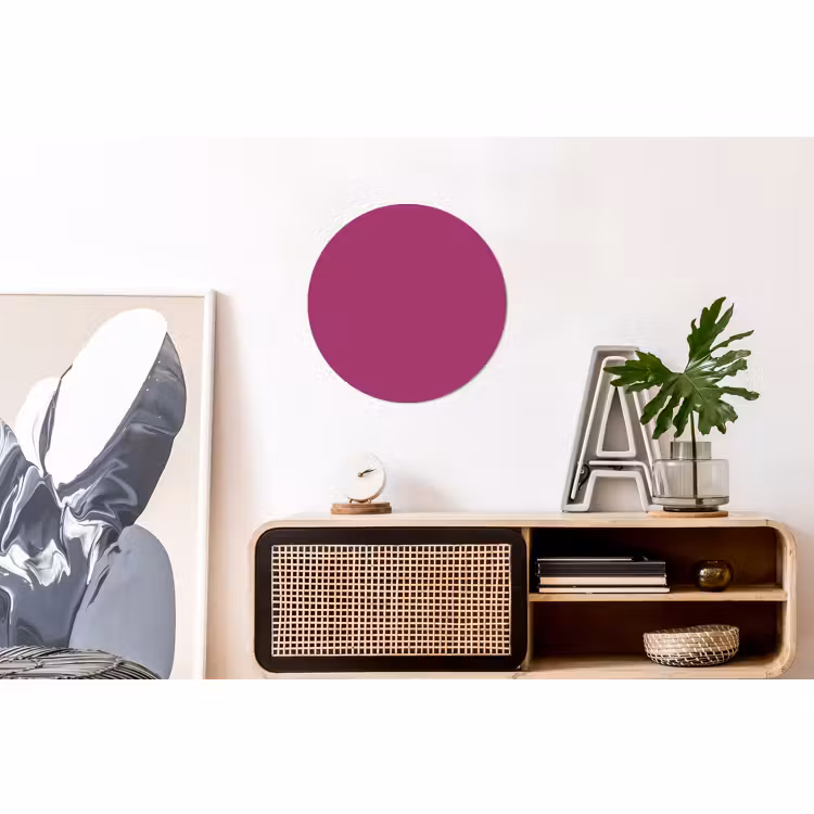 Wandcirkel - Aluminium - Deep - Magenta - Paars — 3