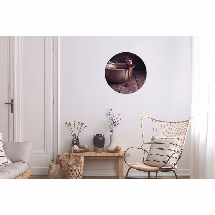Wandcirkel - Aluminium - Chocolade - Beslag - Eten — 2