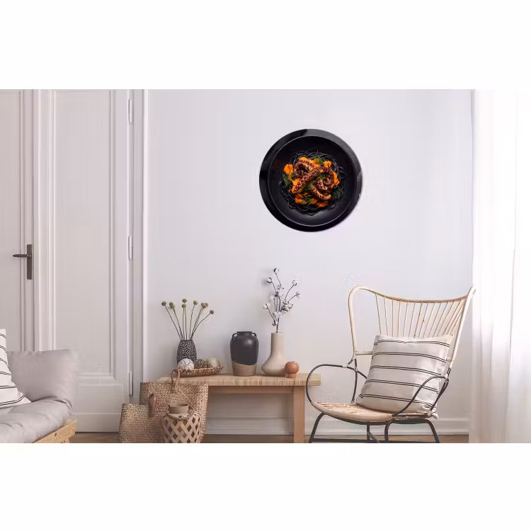 Wandcirkel - Aluminium - Eten - Octopus - Modern — 2