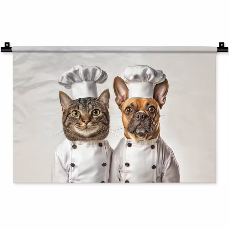 Wandkleed - Kat - Hond - Kokskleding — 1