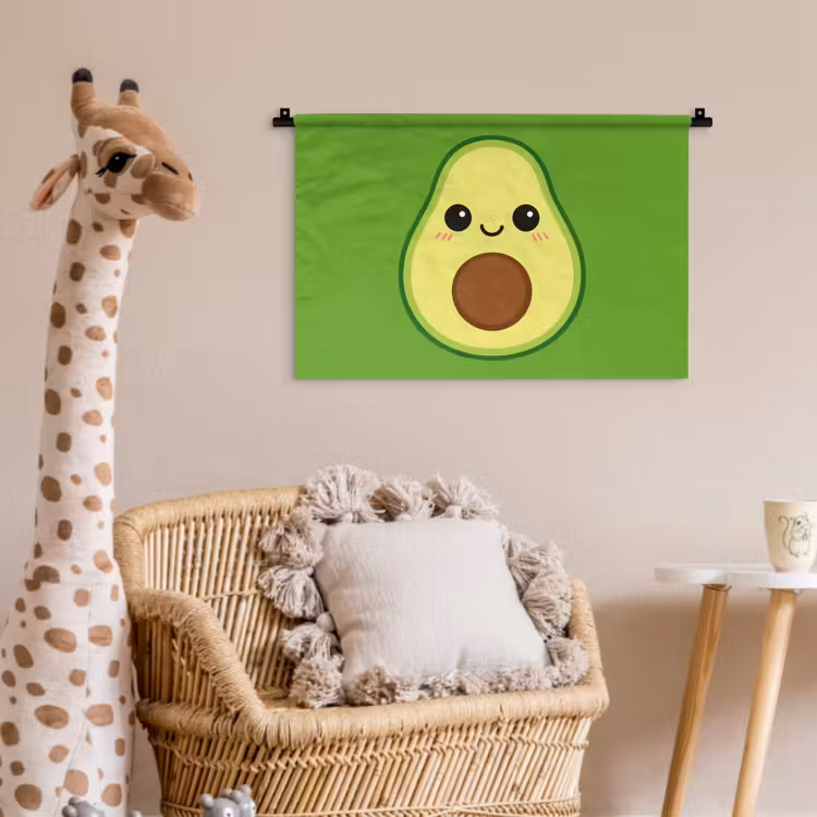 Wandkleed - Avocado - Groen - Speels — 5
