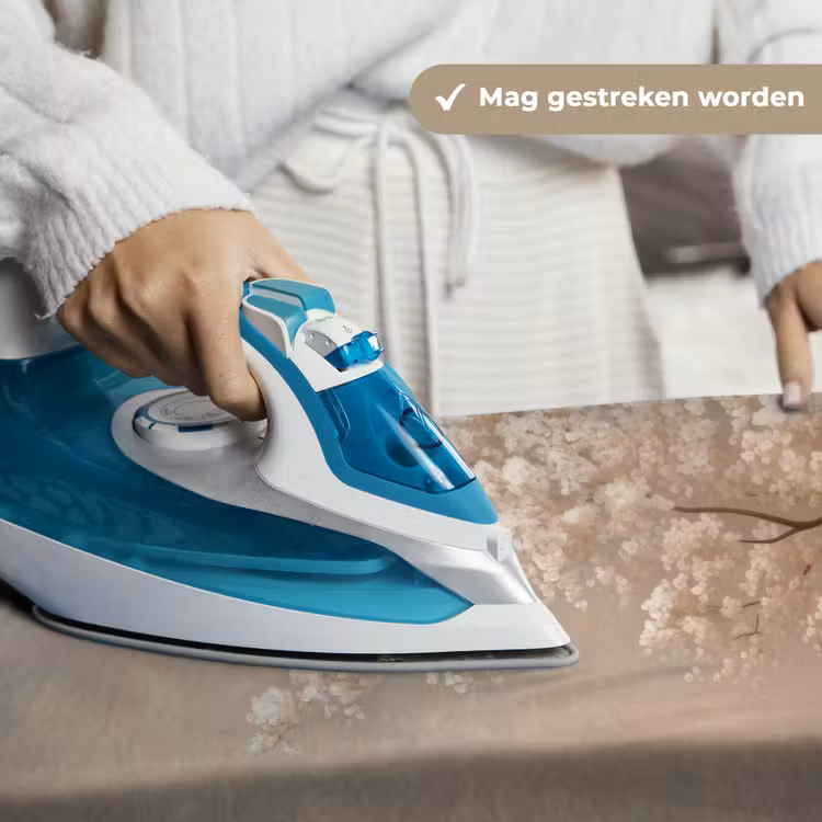 Wandkleed - Bloesems - Wit - Boot - Minimalistisch — 6