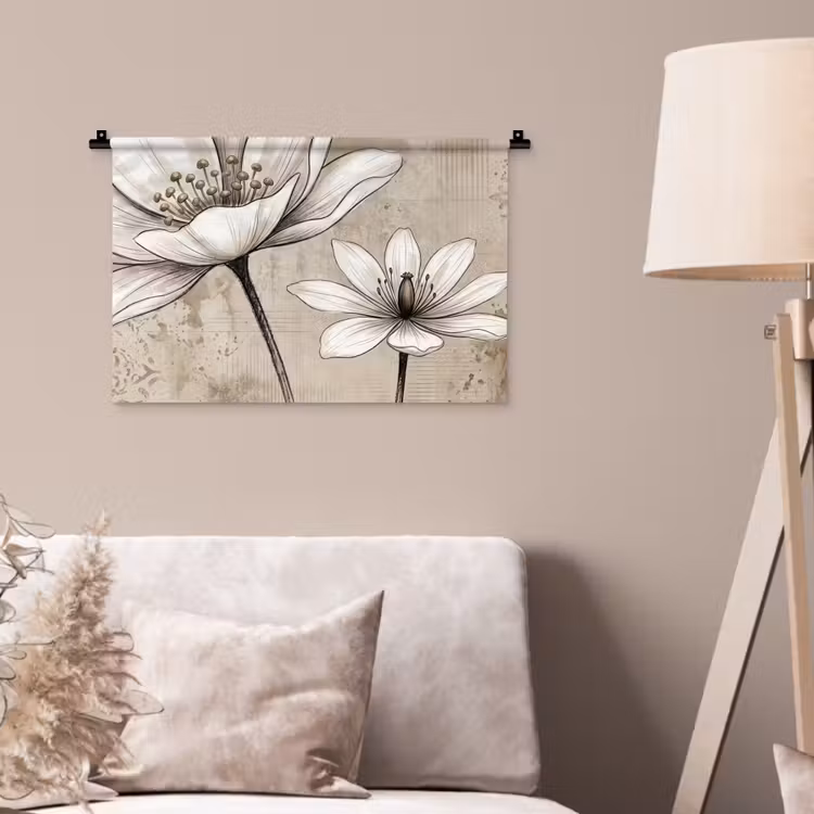 Wandkleed - Modern - Design - Wit — 2