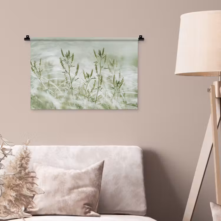 Wandkleed - Grassen - Minimalistisch - Groen — 2