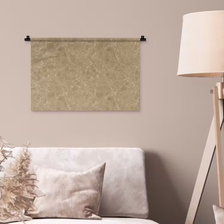Wandkleed - Beige - Marmer - Witte aders — 2