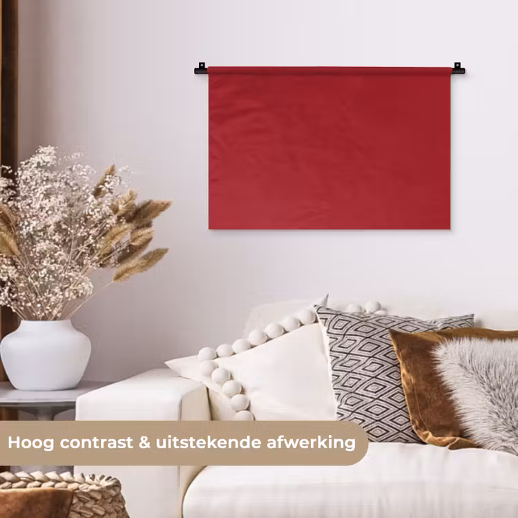 Wandkleed - Burgundy - Wine - Rood — 4